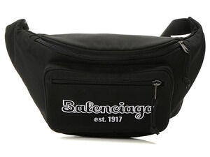 Balenciaga Explorer Belt Bag Canvas Black Body